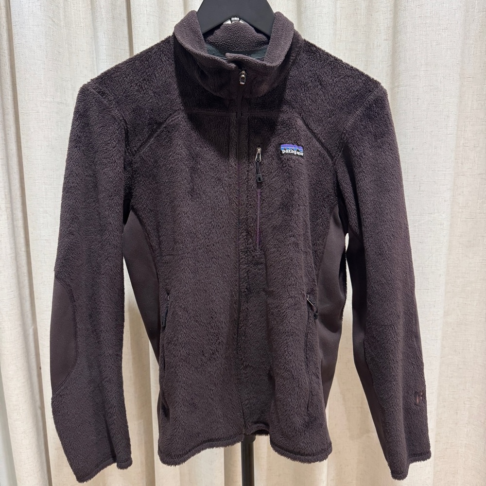 Patagonia Women’s R2 Polartec Fleece Jacket Full Zip Brown – Size M